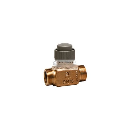 V5832A1053 1-utú szelep, 6,5mm löket, 1/2", KM, 2-120°C, PN16, kvs=1,6 (egyenértékű: VDE15B1.6M)
