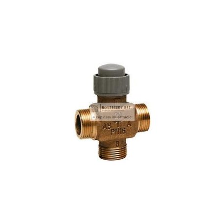 V5833A1052 2-utú keverőszelep, 6,5mm löket, 3/4", KM, 2-120°C, PN16, kvs=2,5 (= VXE20B2.5M)