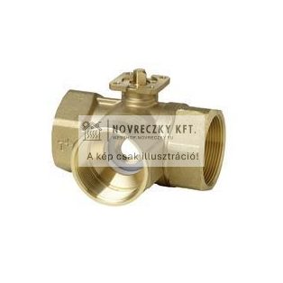 VBI60.50-73T Átváltó motoros golyóscsap, 3-járatú (T-portos) DN50, kvs=73m3/h, belső menet, PN40