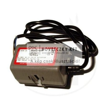 VC2611ZZ00/U Nyit/zár meghajtó motor, segédkapcsolóval, vezérlés: nyitó és záró fázissal, 24VAC, 7s
