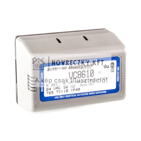VC8610ZZ00/U Nyit/zár meghajtó motor, MOLEX csatl., segédkapcsolós, nyitó és fix fázis, 24VAC, 7s