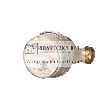 WFK240.D080 Vízmennyiségmérő (egysugaras), Hideg, Qn=2,5 m³/h, 80 mm, 10l/impulzus, G3/4"