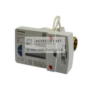 Szárnykerekes hőmennyiségmérő fűtéshez, 2.5 m3/h, vezeték nélküli (rádiós) kommunikációval, 130 mm