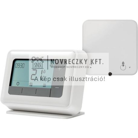 T4RF EE vezeték nélküli programozható szobatermosztát, fűtés/hűtés funkció