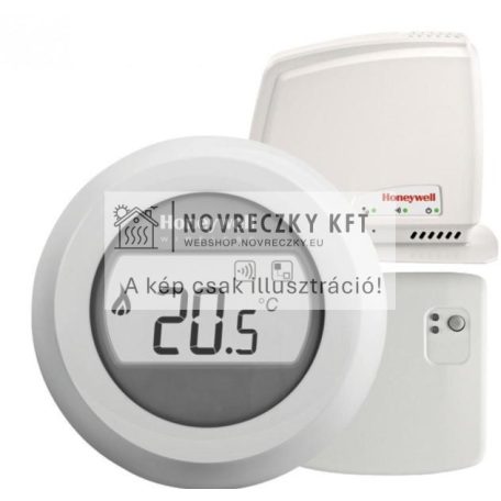 Y87RFC2074 Digitális RF okostermosztát csomag, T87RF+BDR91 relémodul+RFG100 gateway