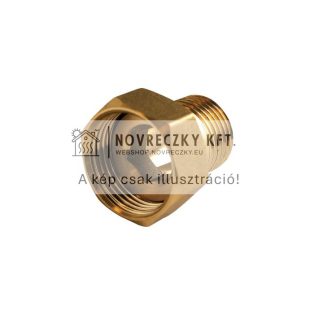 Hollandi sárgaréz, 2-részes, 1"-1"