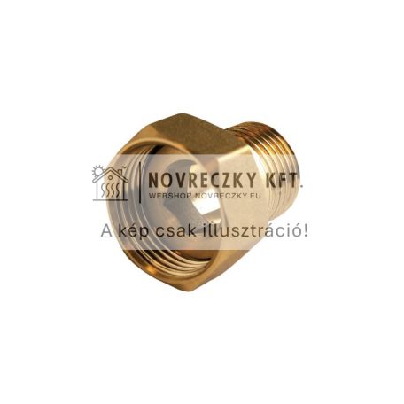 Hollandi sárgaréz, 2-részes, 1"-1"